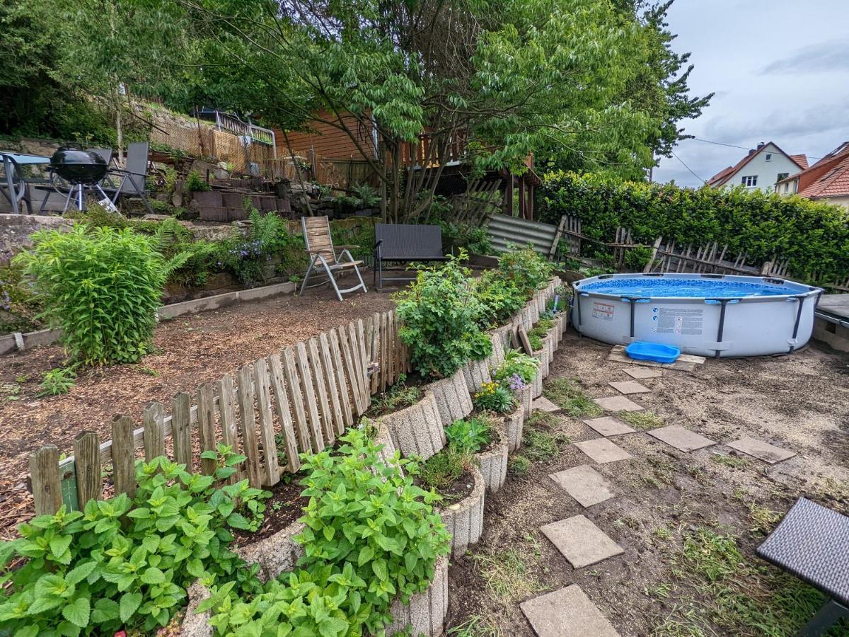 Urlaubsidylle mit Pool, Garten, Grill und Ausblick - R2 Rathmannsdorf Exterior foto