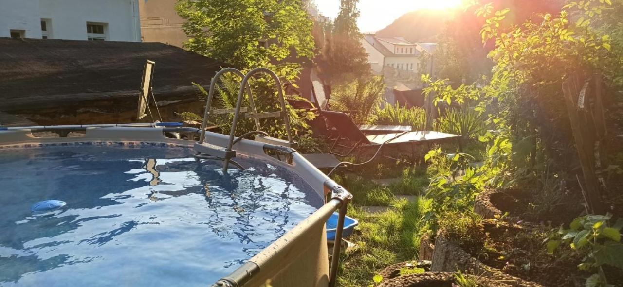 Urlaubsidylle mit Pool, Garten, Grill und Ausblick - R2 Rathmannsdorf Exterior foto
