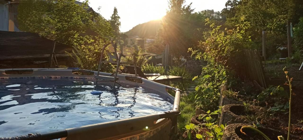Urlaubsidylle mit Pool, Garten, Grill und Ausblick - R2 Rathmannsdorf Exterior foto